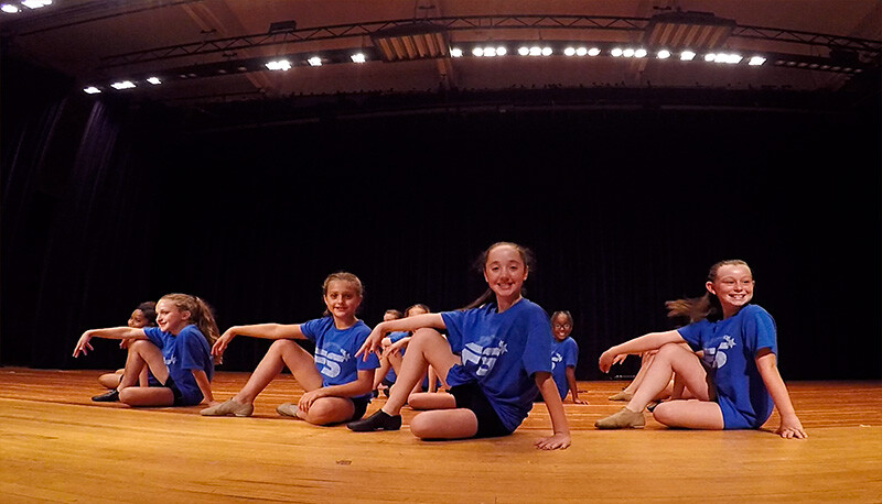 dance camp group photo