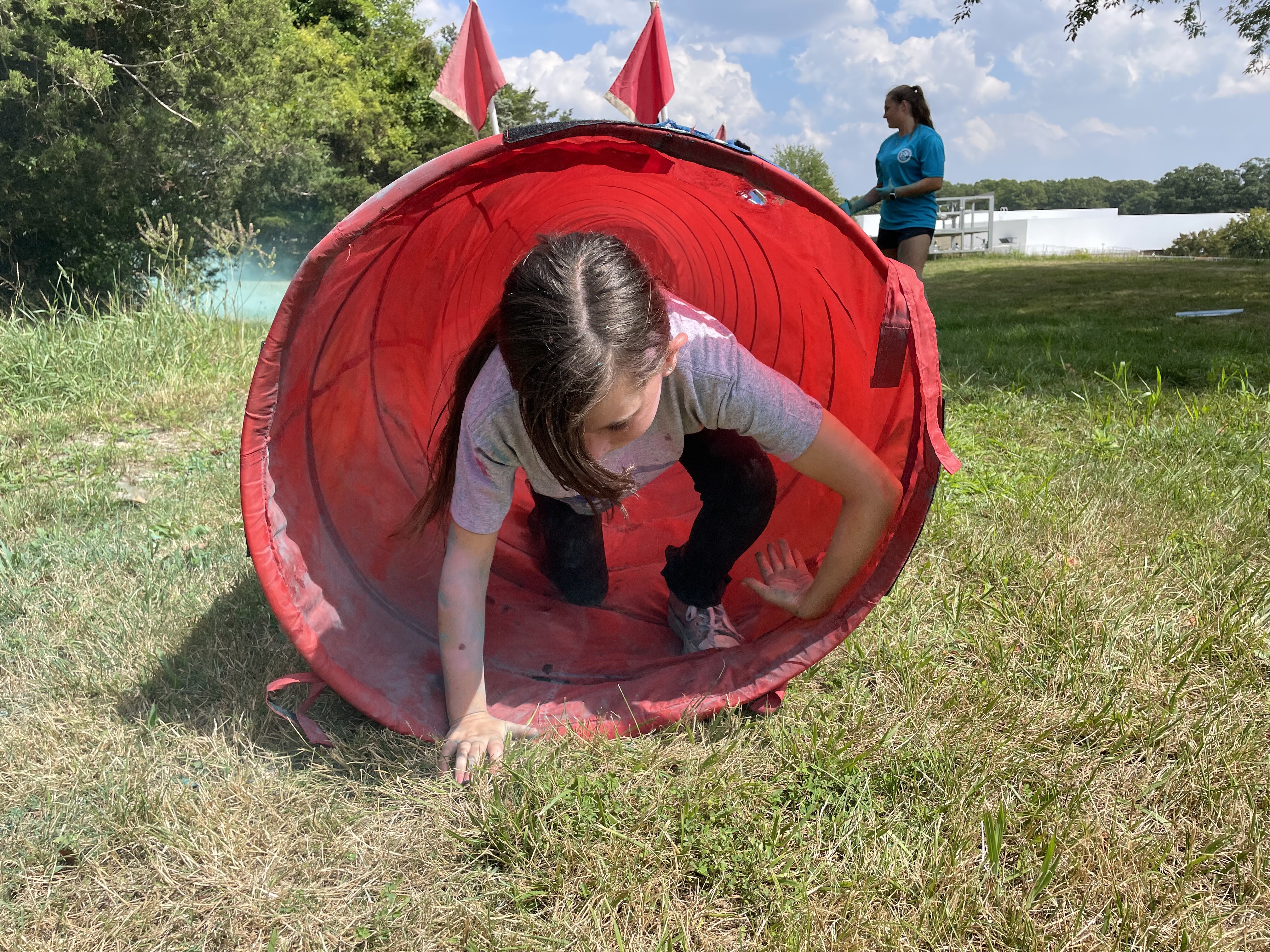 girl playing